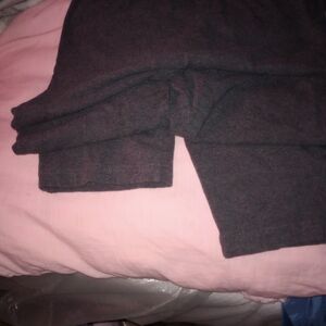 Basic Editions Dark Gray Capris